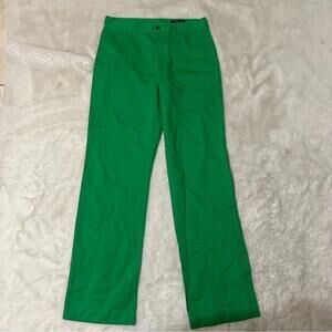 Polo Ralph Lauren Youth Boys Chino Pants Flat Front Green-Blue Pony